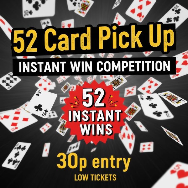 52 CARD PICKUP INSTANT WIN COMPETITION