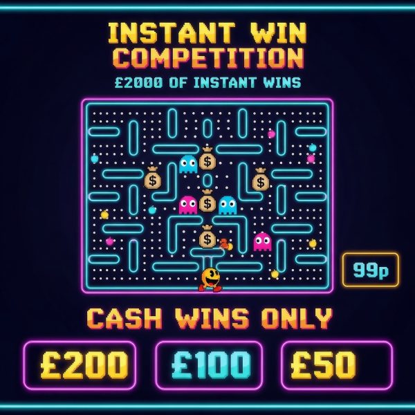 CASH-MAN 2K OF INSTANT WINS LOW ODDS JUST 99p
